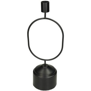 Κηροπήγιο ArteLibre Μαύρο Μέταλλο 11.8×8.2x29cm