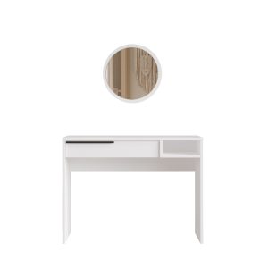 Τουαλέτα ArteLibre DEVON Λευκό Μοριοσανίδα/Μέταλλο/Γυαλί 100×44.5x75cm