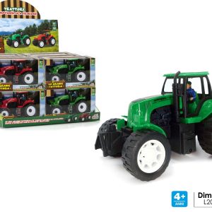 Παχνίδι Τρακτέρ Πράσινο Πλαστικό 20cm Για 4+ Ετών