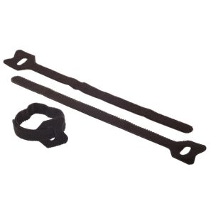Δεματικό Hook+Loop Μαύρο 15cm 8mm 6Τμχ