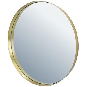 Καθρέπτης ArteLibre Χρυσό Μέταλλο 43×2.5x43cm