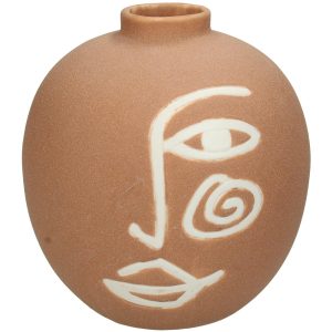 Βάζο ArteLibre Φυσικό Κεραμικό 15.5×15.5×16.2cm
