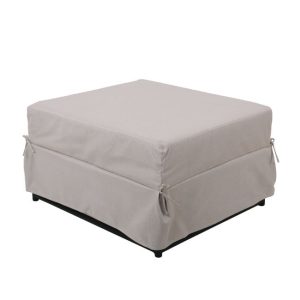 LOGAN Σκαμπό – Κρεβάτι Σαλονιού – Καθιστικού, Στρώμα 7cm, Ύφασμα Εκρού