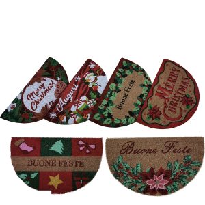 Χριστουγεννιάτικο Χαλάκι Μισοφέγγαρο 45x75cm Σε 6 Σχέδια