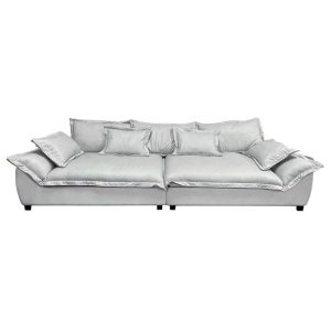 DARBY Kαναπές Σαλονιού – Καθιστικού 4Θέσιος, Ύφασμα Nabuk Grey Stone