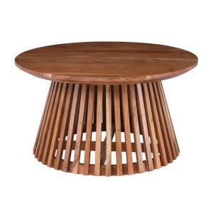 RIM Τραπέζι Σαλονιού, Ξύλο Μασίφ Ακακία Απόχρωση Φυσικό