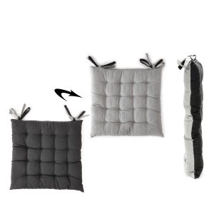 Μαξιλάρι Καθίσματος Γκρι 40x40cm