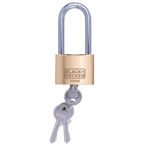Λουκέτο 50mm Μεγάλη Καμπάνα Ορειχάλκινο BLACK+DECKER