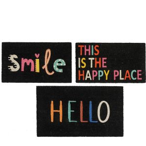 Πατάκι Εισόδου Πολύχρωμο/Καουτσούκ 45x75cm Σε 3 Σχέδια