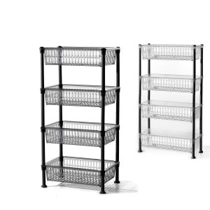 Ραφιέρα πλαστικό 40x30x82cm Σε 2 Σχέδια