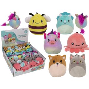 Κουκλάκι Ζωάκι Με Μπρελόκ 9cm Σε Διάφορα Σχέδια