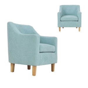 BETA Πολυθρόνα – Μπερζέρα Σαλονιού – Καθιστικού, Ύφασμα Ανοιχτό Βεραμάν