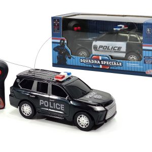 Τηλεκατευθυνόμενο Αυτοκίνητο Ειδικών Δυνάμεων Μαύρο Πλαστικό 21cm Μπαταρίας Για 5+ Ετών