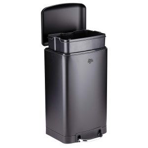 Κάδος Απορριμάτων 20lt Soft Close Μαύρο DIRT DEVIL