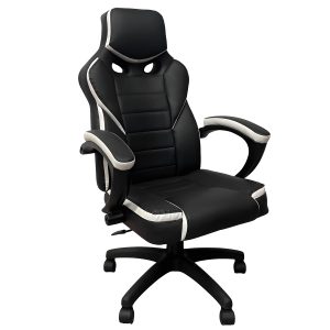 Καρέκλα Γραφείου ArteLibre Gaming ΚΛΕΟΝΙΚΗ Μαύρο/Λευκό 65x72x118-126cm