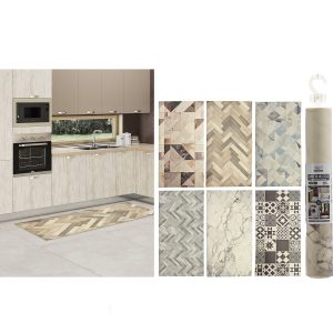 Χαλί Πολύχρωμο PVC 170x50x0.4cm Σε 6 Σχέδια