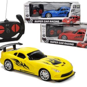 Τηλεκατευθυνόμενο Αυτοκίνητο Super Car Racing Πλαστικό 26cm Μπαταρίας Σε 3 Χρώματα Για 5+ Ετών