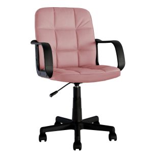 Καρέκλα Γραφείου ArteLibre ASPIS Ροζ Ύφασμα/PVC 55.5×56.5×85-96.5cm