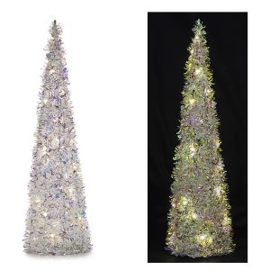 Χριστουγεννιάτικος Φωτιζόμενος Κώνος Με 30 LED 60cm