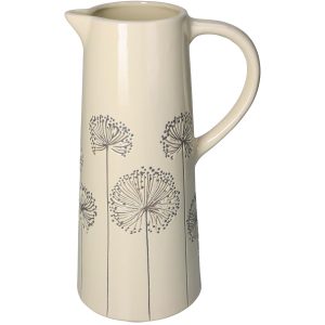 Βάζο ArteLibre Πικραλίδα Ιβουάρ Κεραμικό 18.5×13.5x30cm