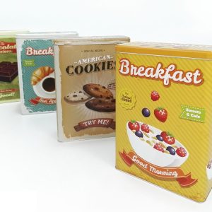 Κουτί Μέταλλο 19x8x26cm Σε 4 Σχέδια