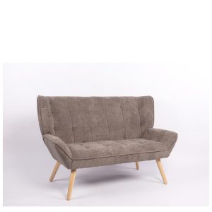 Καναπές ArteLibre NESTO Γκρι Ύφασμα/Ξύλο 86x126x78cm