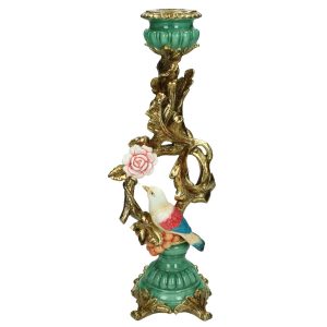 Κηροπήγιο ArteLibre Πολύχρωμο Polyresin 11×9.5×34.8cm