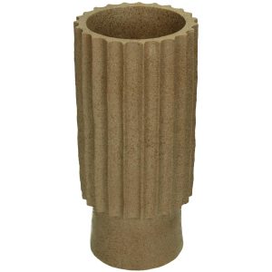 Βάζο ArteLibre Καφέ Polyresin 9.3×9.3×19.4cm