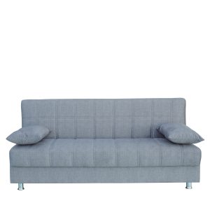 Καναπές Κρεβάτι Τριθέσιος ArteLibre LAURA II Γκρι 190x84x86cm