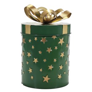 Χριστουγεννιάτικο Κουτί Δώρου Πράσινο 33cm