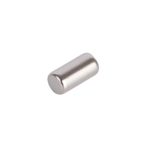 Μαγνήτης-Κύλινδρος Neodymium Ασημί 4x8mm 10Τμχ