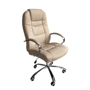 Καρέκλα Γραφείου ArteLibre FALKIRK Μπεζ PU 72×64.5×115-123cm