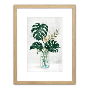 Πίνακας Σε Κορνίζα ArteLibre Πλαστικό ‘Λουλούδια Σε Βάζο ArteLibre’ 35x45x1.8cm