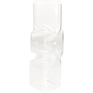 Βάζο ArteLibre Διάφανο Γυαλί 9.5×9.5x25cm