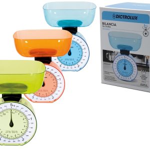 Ζυγαριά Κουζίνας Μέγιστο Βάρος 5kg Πλαστικό Σε 3 Χρώματα