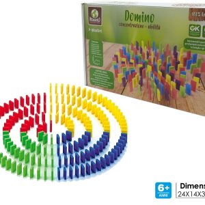 Επιτραπέζιο Παιχνίδι Ντόμινο Πλαστικό 24x14x3.5cm Σετ 120Τμχ Για 6+ Ετών