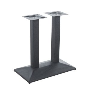 IBIS Βάση Τραπεζιού Μακρόστενη Μέταλλο Βαφή Μαύρο Matte (11,00 Kg)