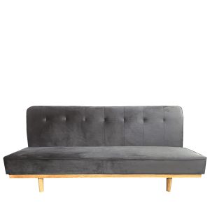 Καναπές Κρεβάτι Τριθέσιος ArteLibre CELESTE Γκρι Ύφασμα 193x85x88cm