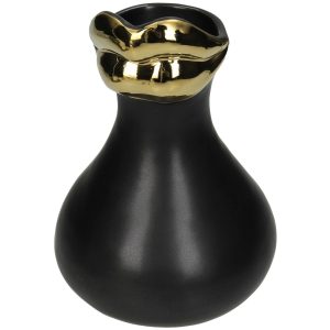 Βάζο ArteLibre Μαύρο Κεραμικό 15×13.5x20cm