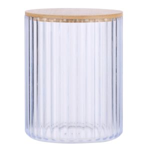 Οργανωτής Καλλυντικών με Καπάκι Μπαμπού 9.5×13.5cm