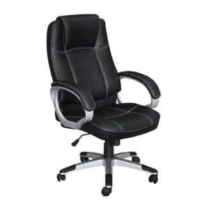 BF5450 Πολυθρόνα Γραφείου Διευθυντή, Pu Μαύρο