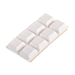 Προστατευτικό Αυτόκολλητο Λευκό 18x18x75mm 8Τμχ