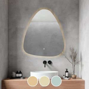 LED-4 Καθρέπτης Τοίχου – Φωτιζόμενος – Αφής, με 3 επιλογές εναλλαγής χρωμάτων