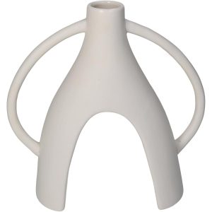 Βάζο ArteLibre Λευκό Πορσελάνη 20.4×8.4×20.7cm