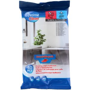 Υγρά Μαντηλάκια Καθαρισμού Μπάνιου 40Τμχ