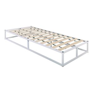 ΥΠΟΣΤΡΩΜΑ Μέταλλο Βαφή Άσπρο με Ξύλινες τάβλες