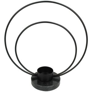 Κηροπήγιο ArteLibre Μαύρο Μέταλλο 21×8.5x23cm