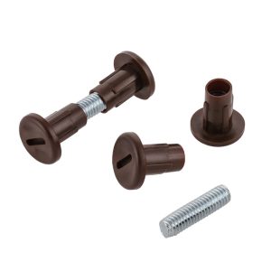 Βίδα Σύνδεσης M6x45-53mm Ατσάλι/Πλαστικό Καφέ