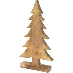 Δεντράκι Σε Βάση Φυσικό Ξύλο 22.5×5.5x40cm