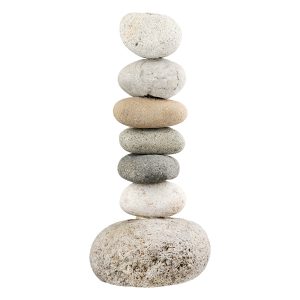 Κηροπήγιο Φυσική Πέτρα Γκρι Φυσικά Χρώματα 11X9X23Cm 11X9X23Cm